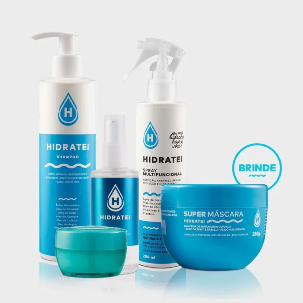 Kit Proteção e Brilho Hidratei Hidratei | Shopee Brasil