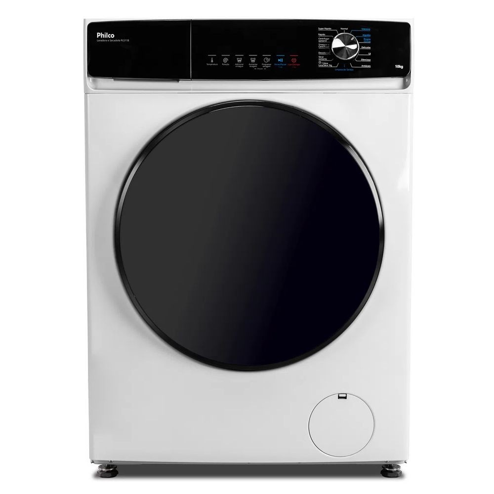 Lava e Seca Philco Smart Invertplus 16 Programas Lavagem 10kg Branco