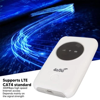 Modem Wi-Fi USB 4G 300Mbps Desbloqueado 5G WiFi Slot Para Cartão Micro SIM Integrado Roteador Portátil Sem Fio 3200MAh
