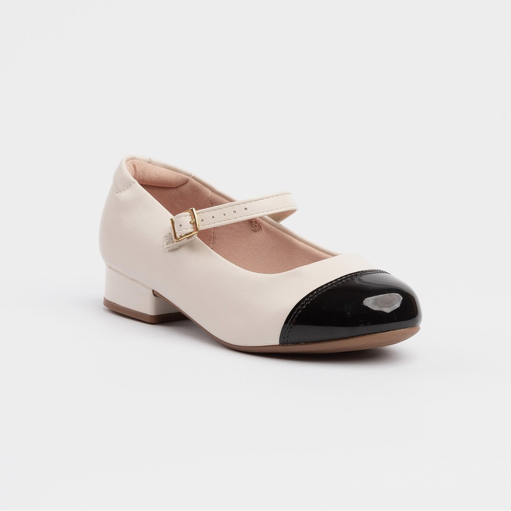 Sapato Infantil Feminino Molekinha 2528120 Salto Bloco Festas