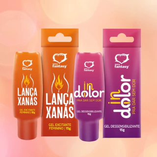 Gel Lubrificante Lança Xanas Feminino + Gel Lubrificante InDolor SexShop