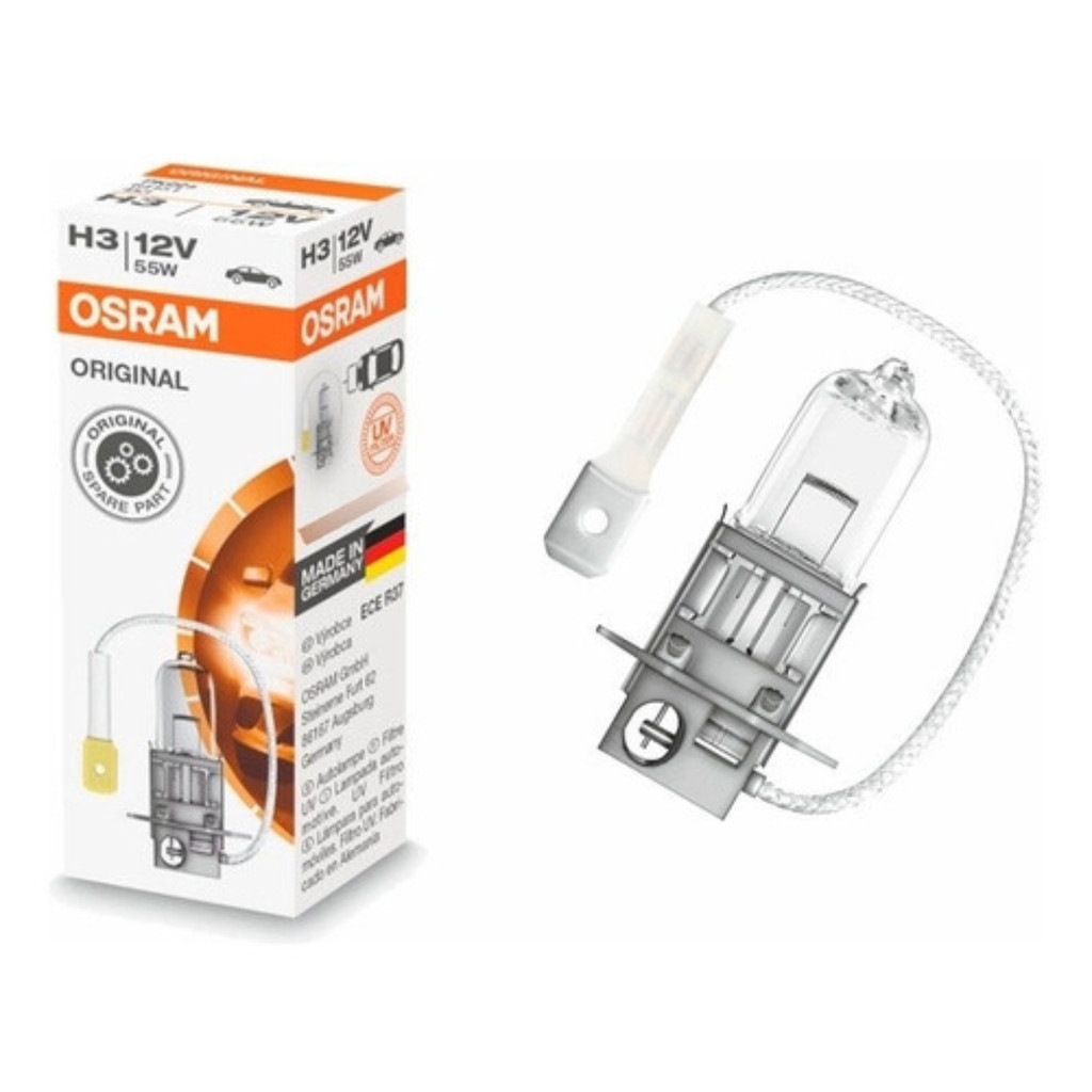 Kit 10 Lâmpadas Osram H3 12v 55w Original