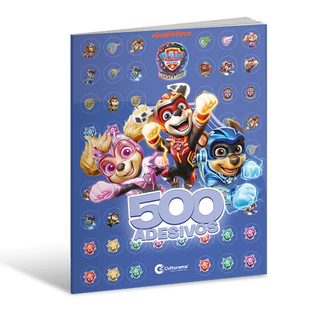 Livro + 500 Adesivos com Atividades e Desenhos  PATRULHA CANINA = Um filme Super Poderoso em Oferta na Shopee