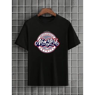 Camiseta Masculina Streetwear New York América Algodão Unissex