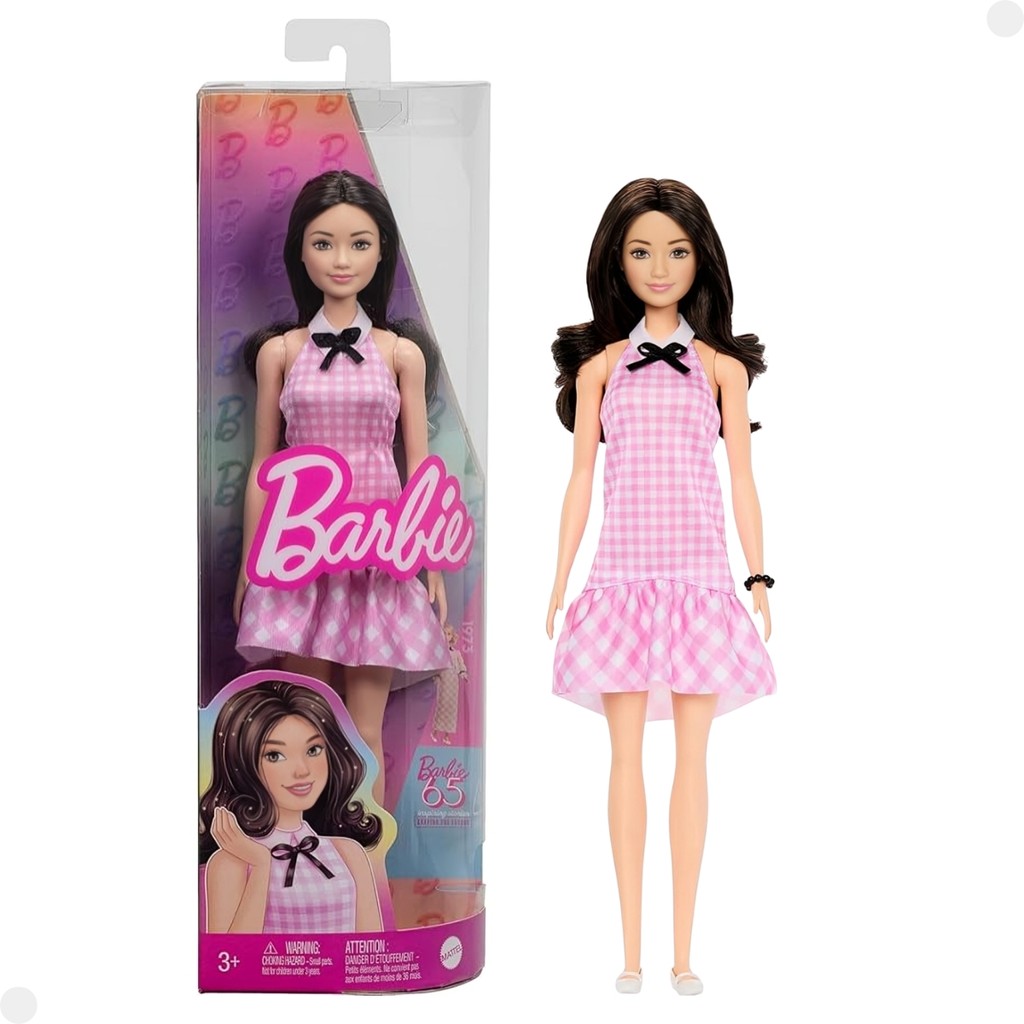 Barbie Fashionistas C/ Cabelo Preto 65º Aniversário - Mattel | Shopee ...