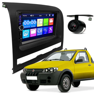 Kit Central Multimidia Espelhamento Android Ios Strada 2004 05 06 07 08 09 10 2011