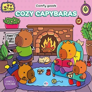 Comfy Goods - Cozy Capybaras - Livro De Colorir em Oferta na Shopee
