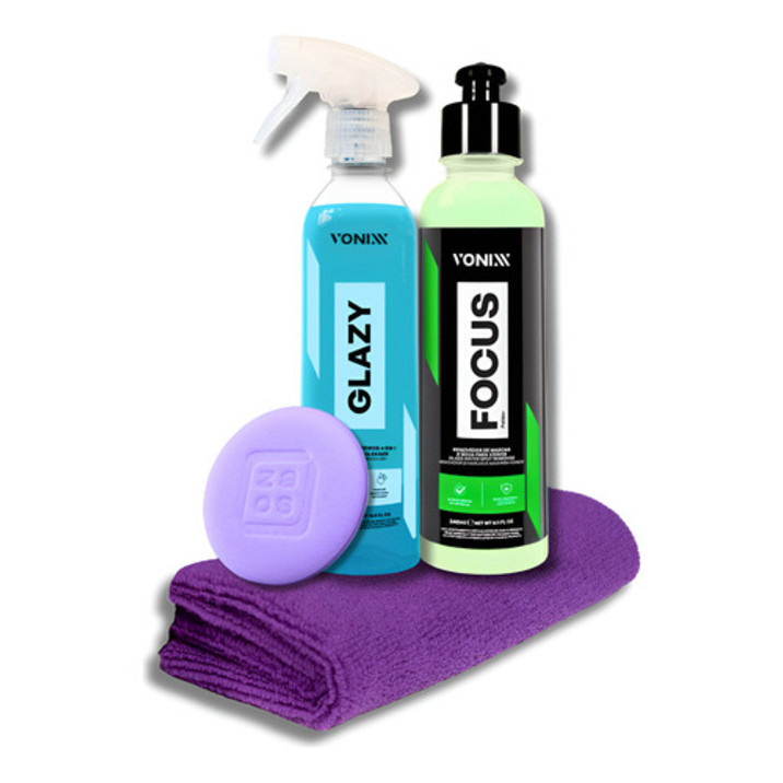 Focus Vonixx Polidor Removedor Chuva Ácida Glazy Limpa Vidro