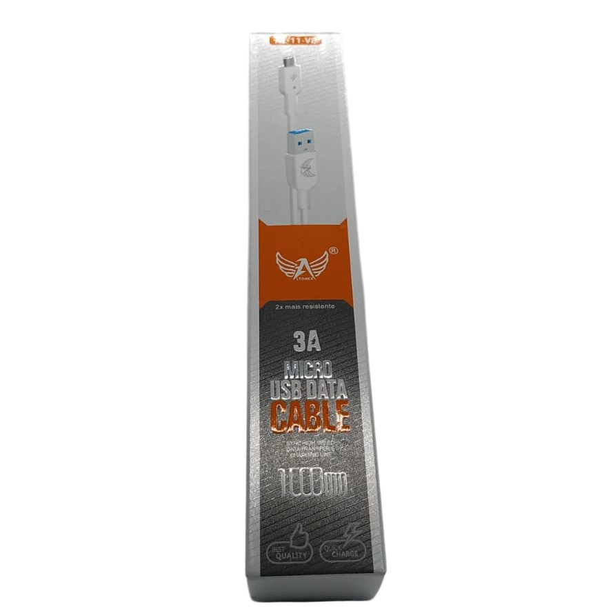 Cabo de Dados Micro USB - V8 3A 1M Resistente | Shopee Brasil