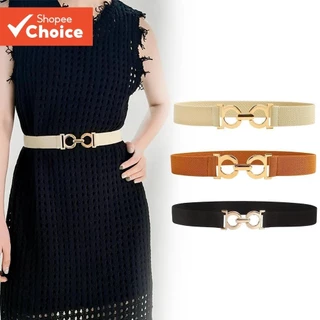 Cinto Elástico Feminino Estilo Coreano De Cintura Dourado Para Vestidos em Oferta na Shopee