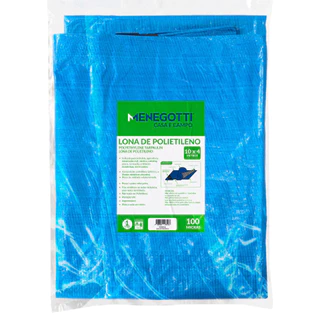 Lona 10x4 Metros Polietileno Menegotti 100 Micras Proteção UV Impermeável Carga Cobertura e Obra em Oferta na Shopee