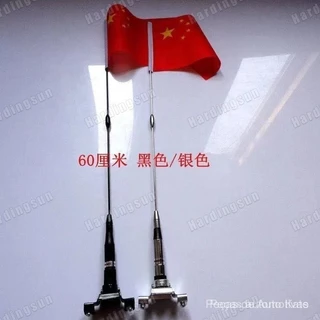 Antena Modificada para Carro/Com Clipe Lateral, Porta-malas, Cartão de Bandeira Chinesa, Veículo Off-Road, Mastro CVWE Q