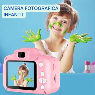 Mini Câmera Digital Infantil/Recarregável/ Fotografia de Verdade / Vídeos / Joguinhos - BELEZINHA