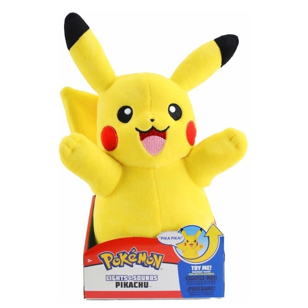 Pelúcia Pikachu No Brasil 25cm Brinquedo Infantil Pronta Entrega