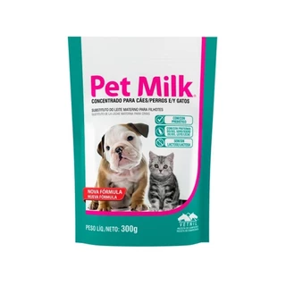 Leite Gatos Cães Filhotes Pet Milk 300g