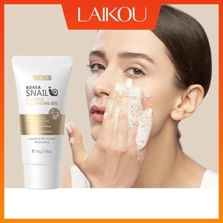 LAIKOU KOREA Gel De Limpeza De Essência De Caracol Baixo pH Hidratante Mesmo Tom De Pele Anti-Idade 50g