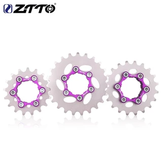 ZTTO MTB Cassete De Velocidade Única Cog 1velocidade Volante Fixo 16T 17T 18T 19T 20T 21T 22T 23T HG Roda Livre K7 Gigante De Bicicleta