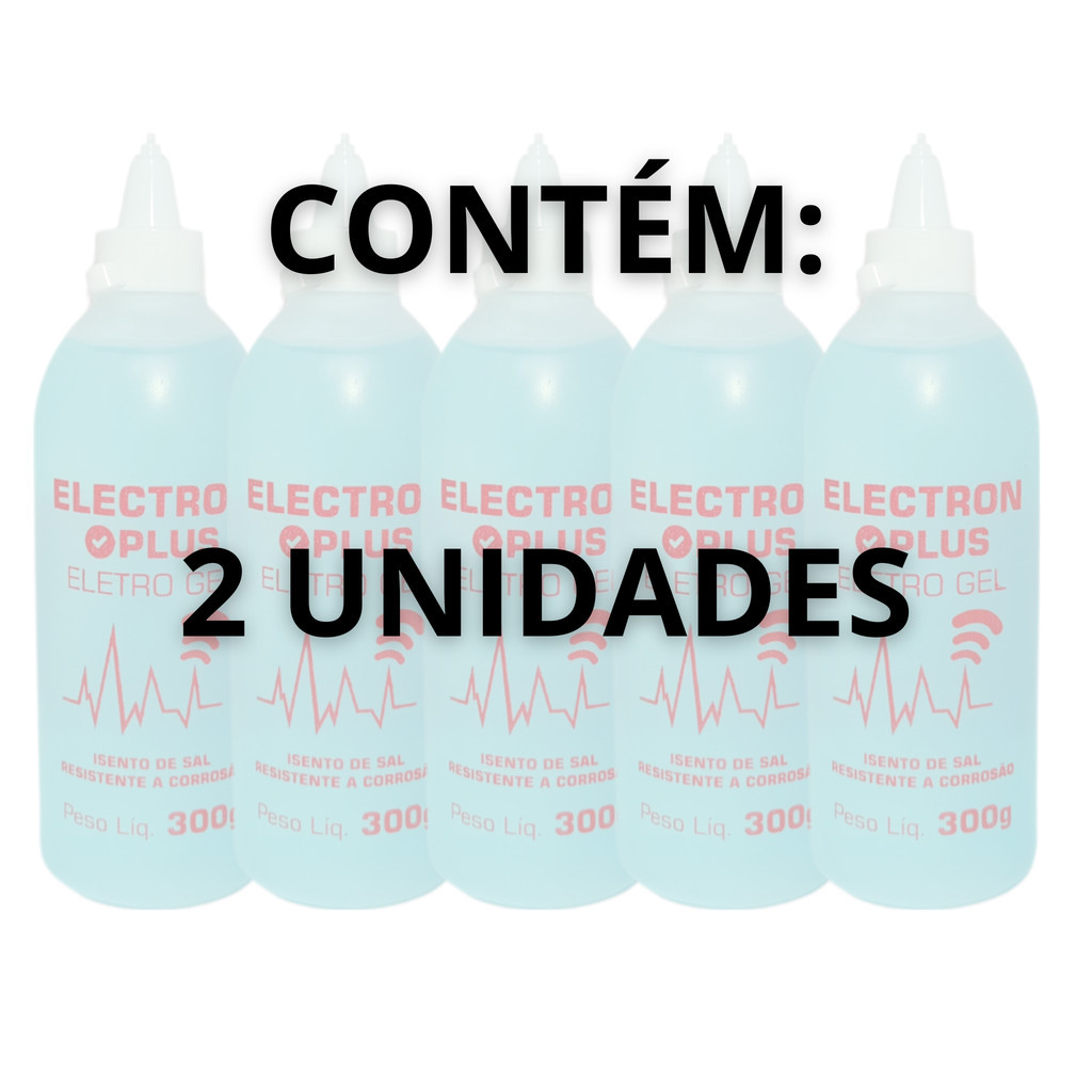 Gel Eletrocardiograma 300g Azul Electron Plus | Shopee Brasil