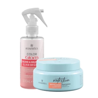 Kit Ecosmetics Nutrition Máscara 250ml + Elixir Bifásico 200ml