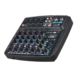 Mesa de som 6 canais LMR-0601 LIVE Bluetooth XLR Lyco