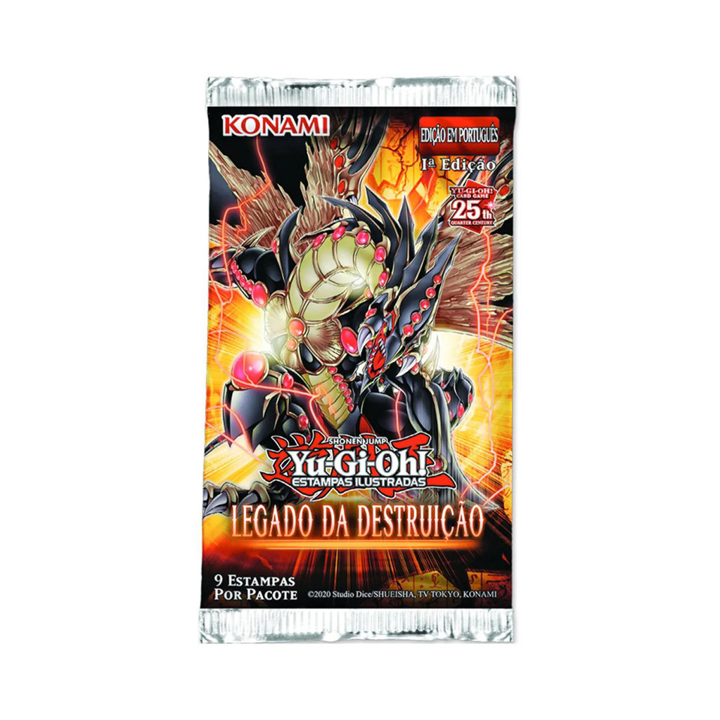 Booster Yugioh! Legado da Destruição 9 Cartas Yugioh Konami