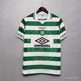Camisa do Celtic Time 98-99 Q6AF casa retro