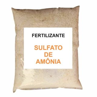 Fertilizante Sulfato de Amônio - Totalmente Solúvel - Adubo e Fertilizante 01Kg