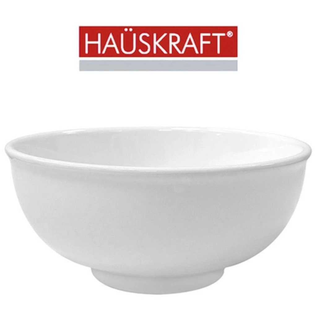 Tigela Bowl Porcelana Branca 2,4ml Alta Redondo Cozinha Hauskraft