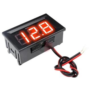 Voltímetro 4.5-30V Led Digital Medidor de Tensão Digital de dois fios 0.56 Polegadas