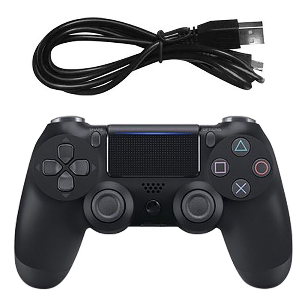 Controle Fca Compativel Com Ps4 Joystick Manete Ps4 Pc Cor Preto Shopee Brasil