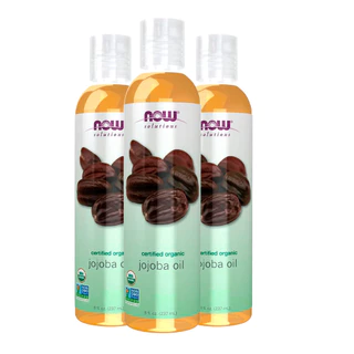 Kit 3x Óleo de Jojoba Now Foods 237 ml Orgânico Importado/Made in Usa