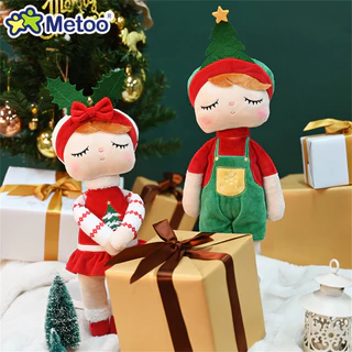 Metoo Angela Christmas Plush Toy , Brinquedo De Pelúcia Fofinha Para Bebês E Crianças , Presente De Natal , Decorações