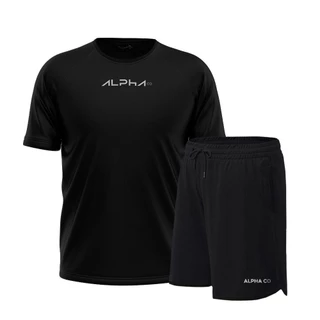 Kit Bermuda+Camiseta New Fluid Dry Fitness Academia Alpha Co