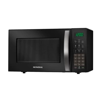 Microondas Mondial 34L MO-02-34-B 1200W Preto Espelhado 220V