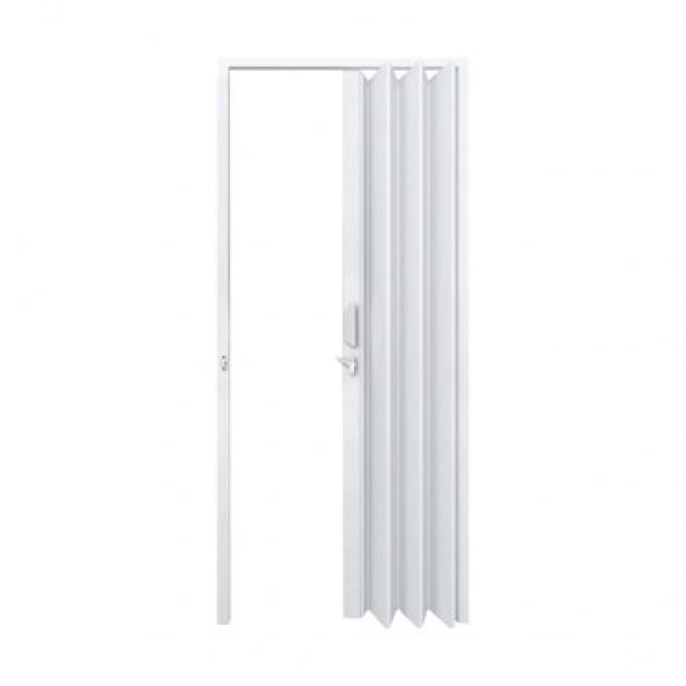 Porta Sanfonada De Pvc 90cm Branco Fortlev