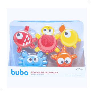 Brinquedos de Banho Amigos Marinhos Com Ventosa 18759 - Buba