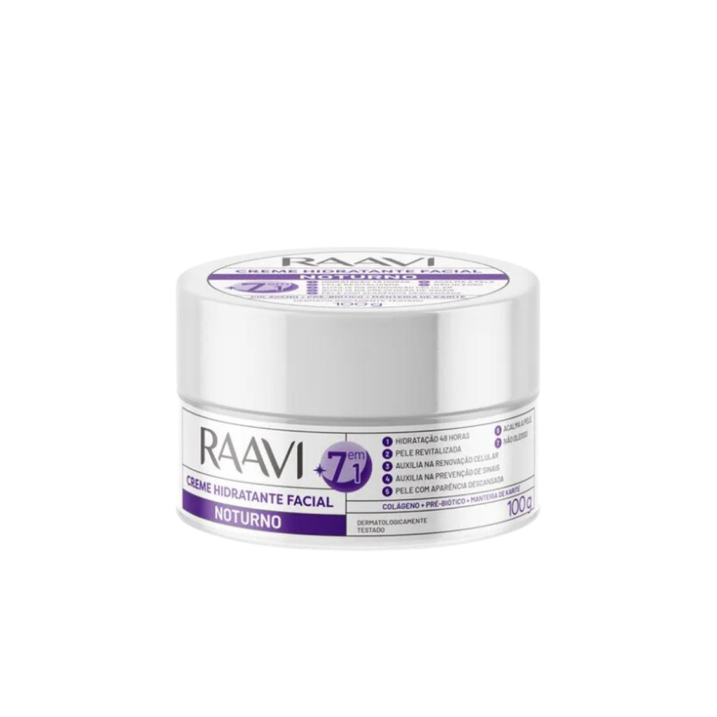 Imagem do produto CREME HIDRATANTE NOTURNO RAAVI 100G