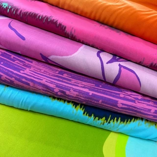 Tecido Viscose Estampado 100% Viscose 1,00mx1,40m - Ideal para Cangas, Saídas de Praia e Vestidos