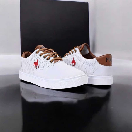 Sapatenis masculino polo imperial couro sintético confort 