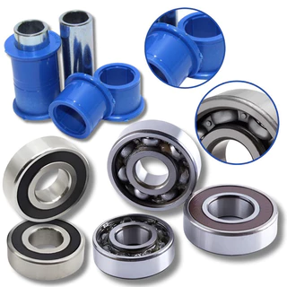 Kit Rolamento Roda Traseira + Rolamento Roda Dianteira + Bucha Da Balança Quadro Elástico Titan Fan Start Cg 150 e 160 em Oferta na Shopee