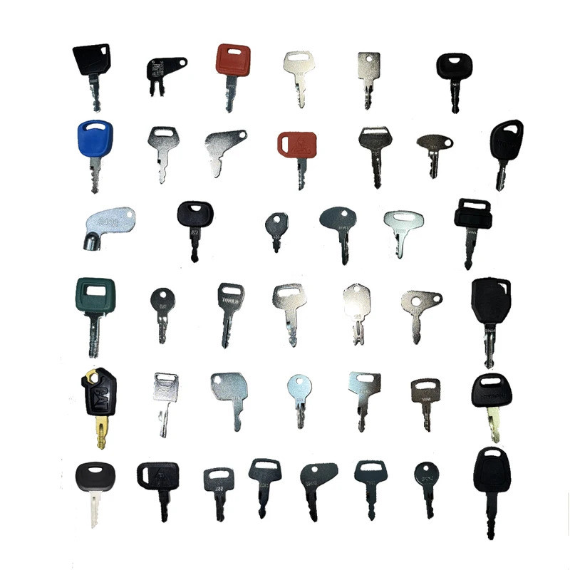 Set 24 Chiavi Per Macchine Edili Pesanti! Compatibile Con Kubota, Volvo, JCB, Komatsu, Bobcat, Cat
