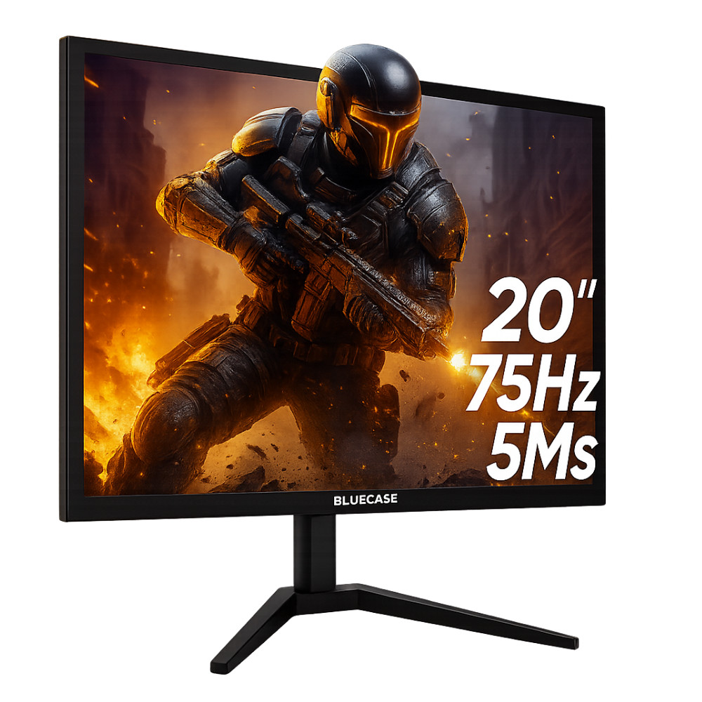 Monitor Gamer 20″ Bluecase BM20K4HVW LED HD+ 75Hz 5ms HDMI VGA VESA ...