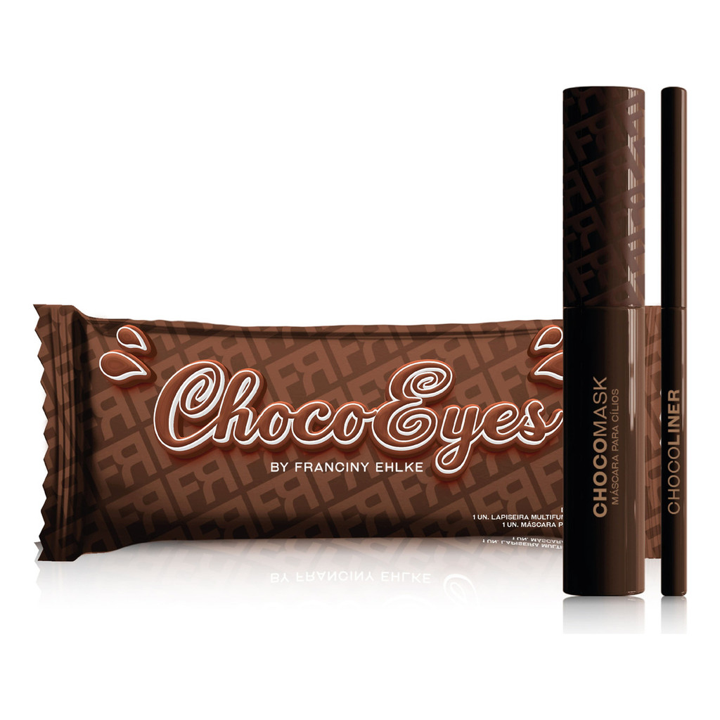 Kit Fran Choco Eyes Mascara Marrom By Franciny Ehlke | Shopee Brasil