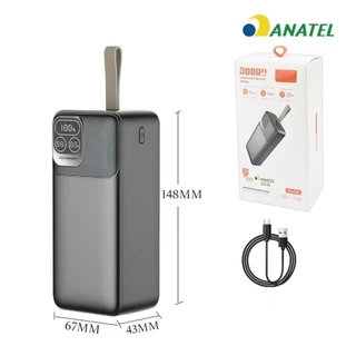 Carregador portátil Power Bank 30000mah PD 22.5W Carregamento rápido  marisa em Oferta na Shopee