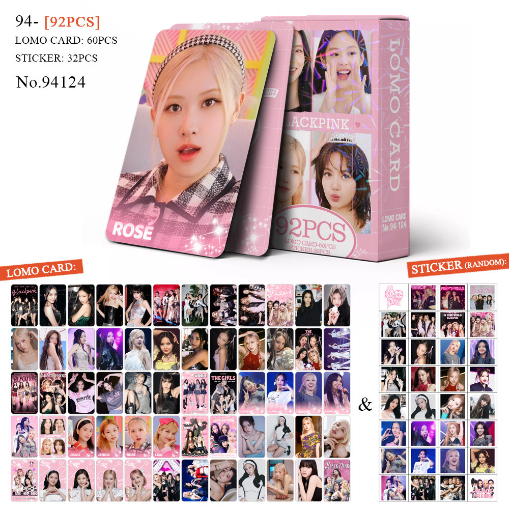 Kpop BLACKPINK Jump DEADLINE Lomo Card ROSE JISOO LISA ALTER EGO