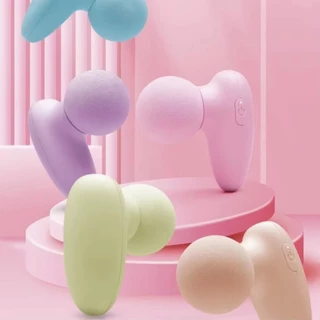 Qiu - Mini Massageador Profundo 6 Modos – Recarregável, Bivolt e Durável