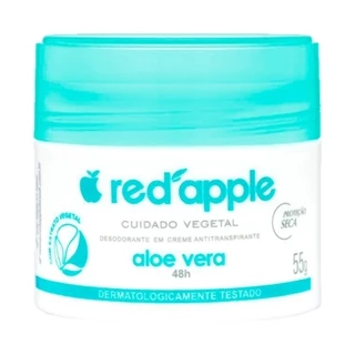 Desodorante Red Apple Creme Aloe Vera 55g em Oferta na Shopee