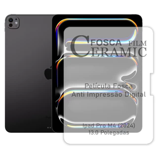 Película Cerâmica Fosca Para iPad Pro M4 13 Polegadas (2024)