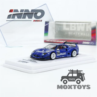 INNO 1 : 64 LBWK F40 Salão Automático De Tóquio 2024 # 56 Carro Modelo Diecast Azul