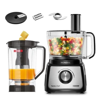 Multiprocessador Turbo Chef 5 em 1 Mondial  MPN-01 1000w 127v em Oferta na Shopee